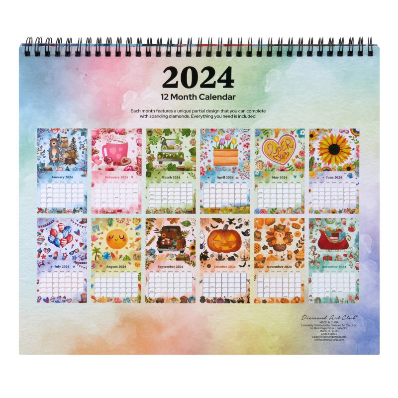 2024 calendar diamond art painting 43211518902465