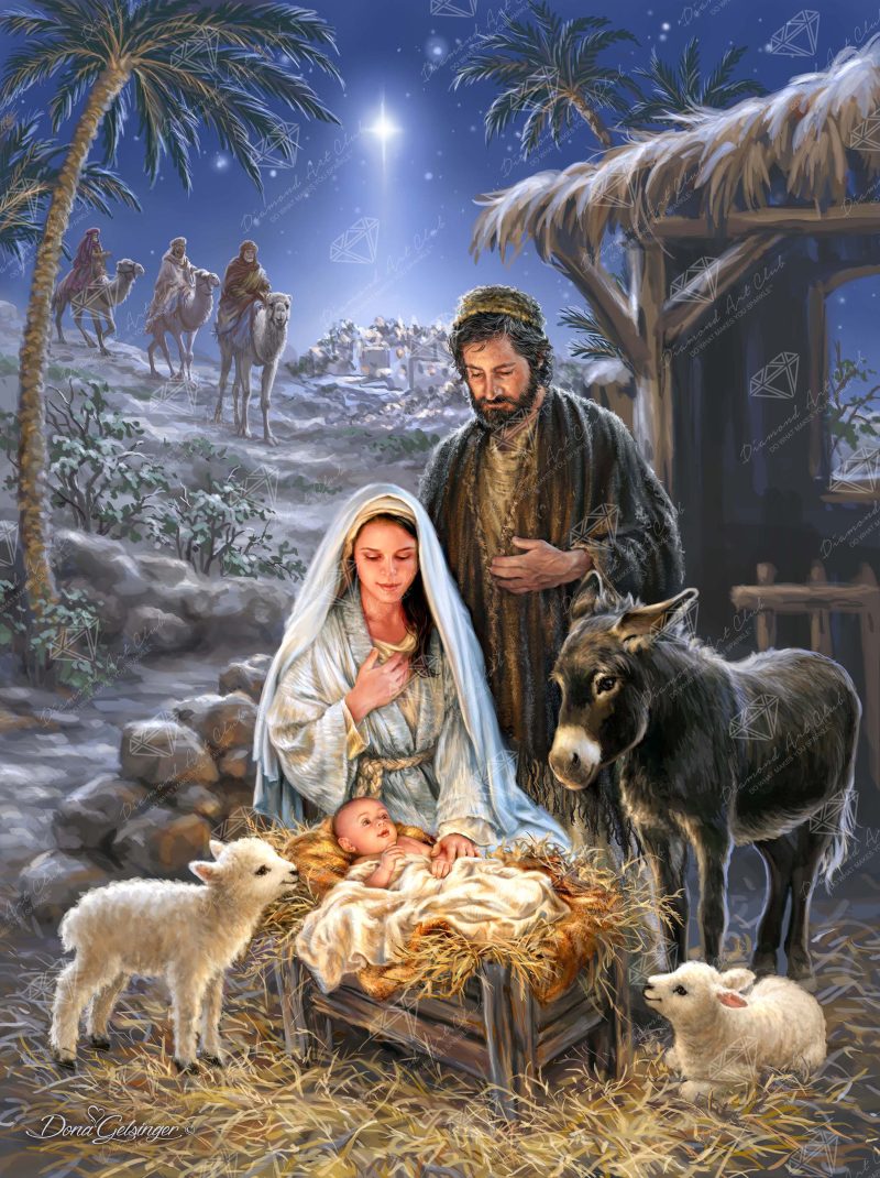 a savior is born diamond art painting 45997101875393