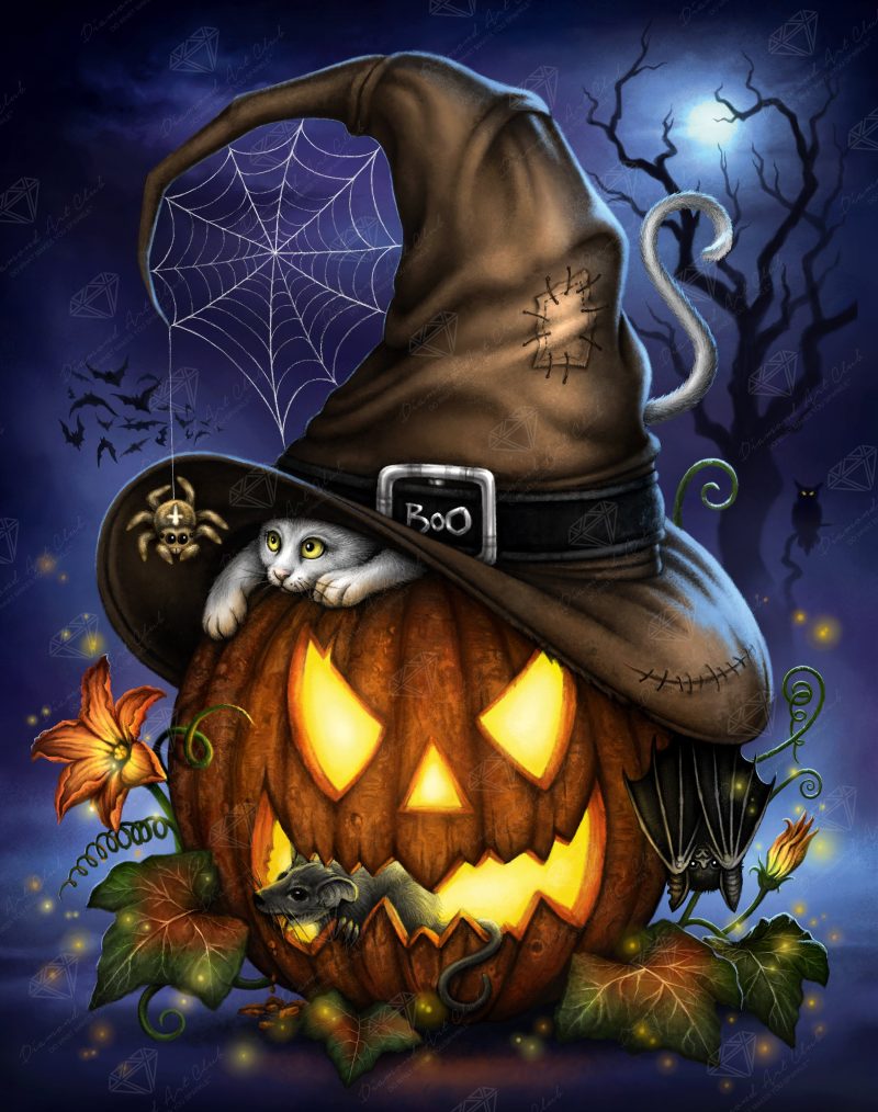 a spooktacular night diamond art painting 42806438527169