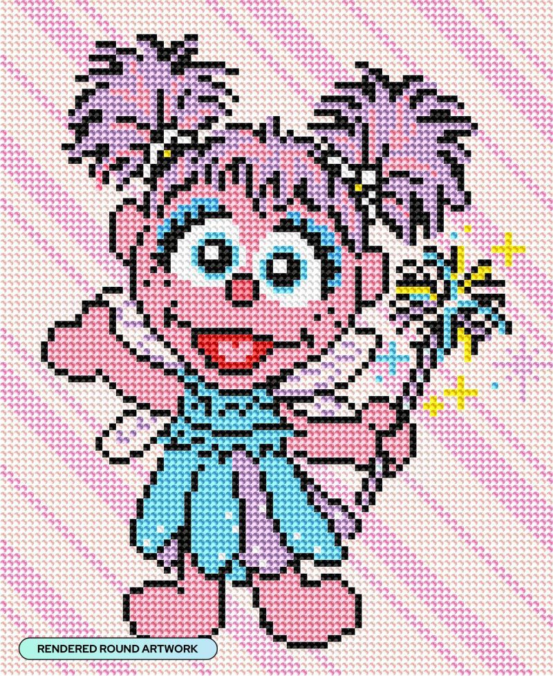 abby cadabby diamond art painting 34183608598721