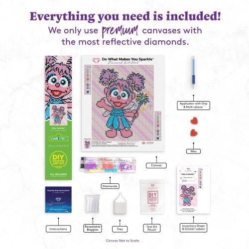 abby cadabby diamond art painting 34183608631489