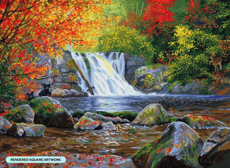 abrams falls diamond art painting 43164843540673