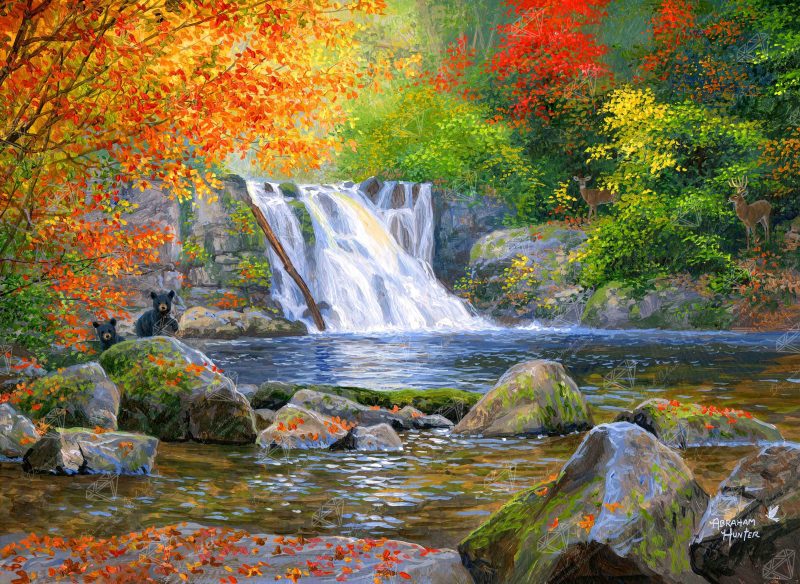 abrams falls diamond art painting 43164843573441