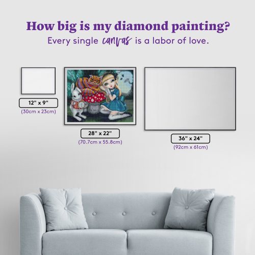 alice in wonderland diamond art painting 43061912666305