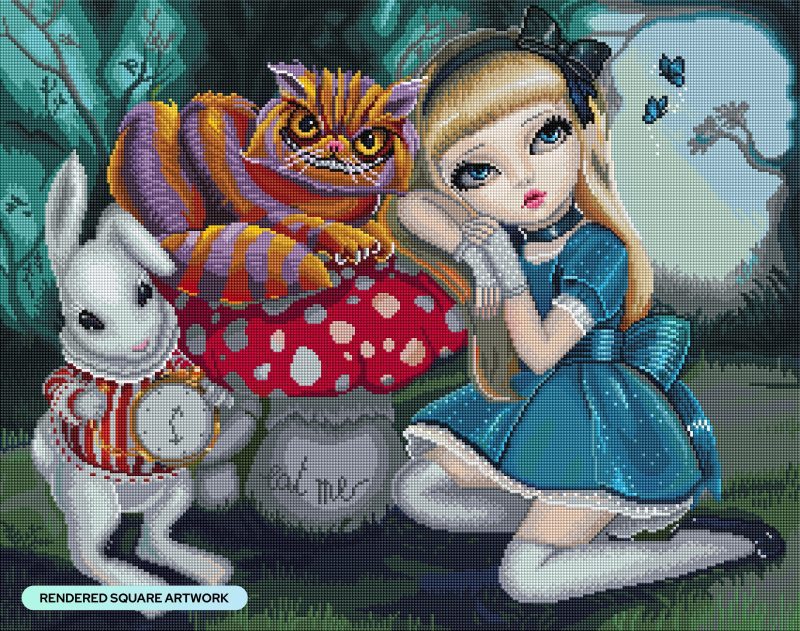 alice in wonderland diamond art painting 43061912731841