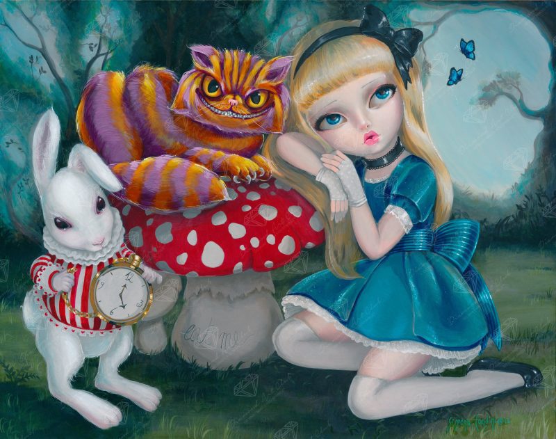 alice in wonderland diamond art painting 43061912797377