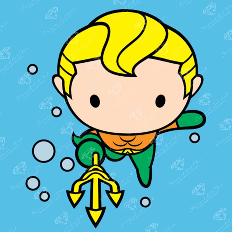 aquaman chibi diamond art painting 34385989402817