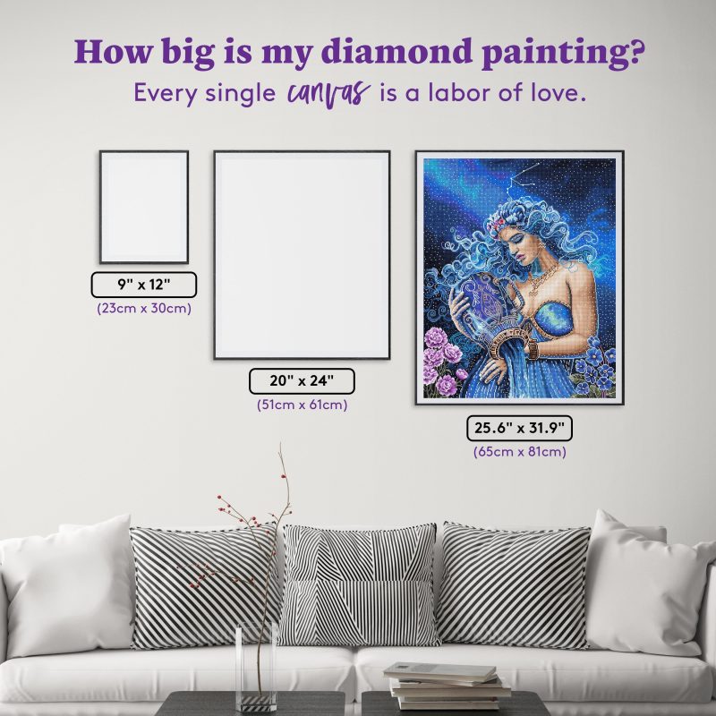 aquarius diamond art painting 43223378788545