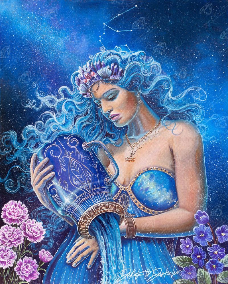 aquarius diamond art painting 43223378821313