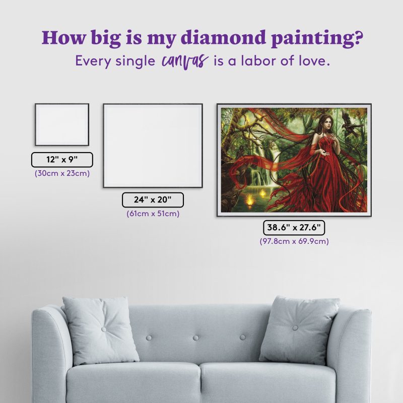 around the ghoul s forest diamond art painting 45255036338369