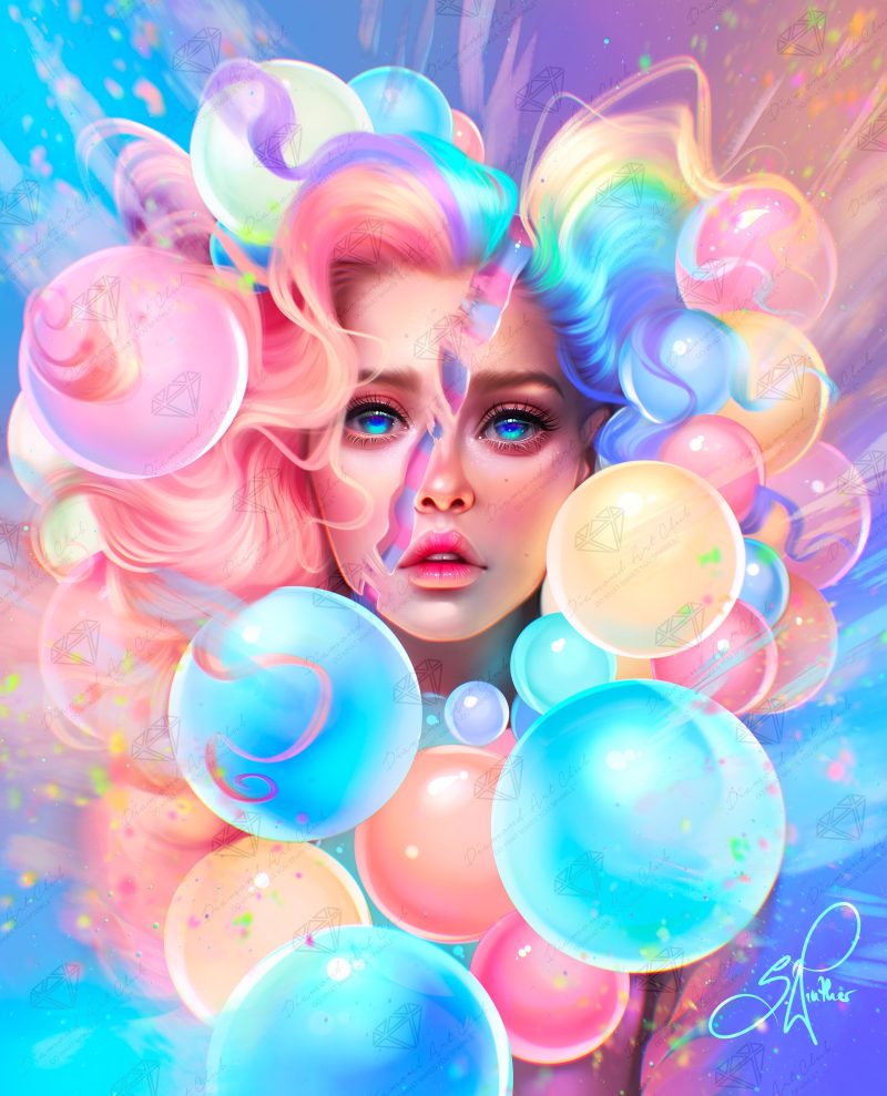 balloon girl diamond art painting 43900060827841