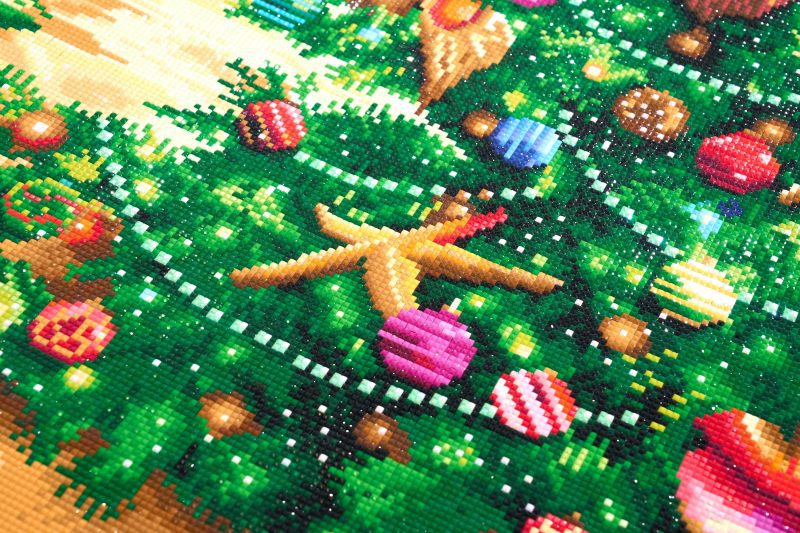 beach christmas tree diamond art painting 45235572244673