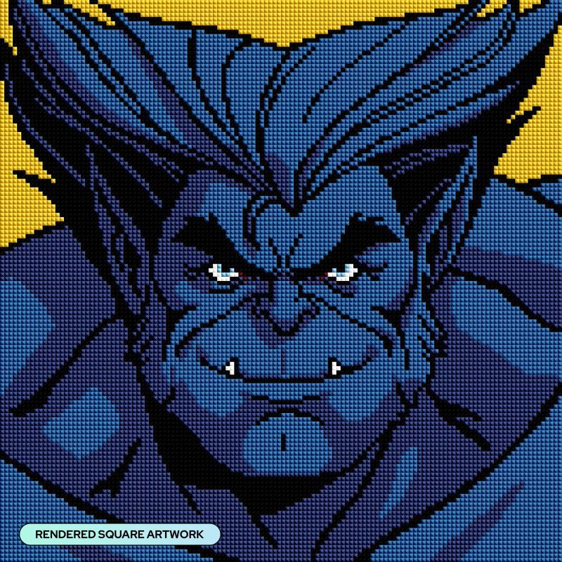 beast diamond art painting 45575248937153