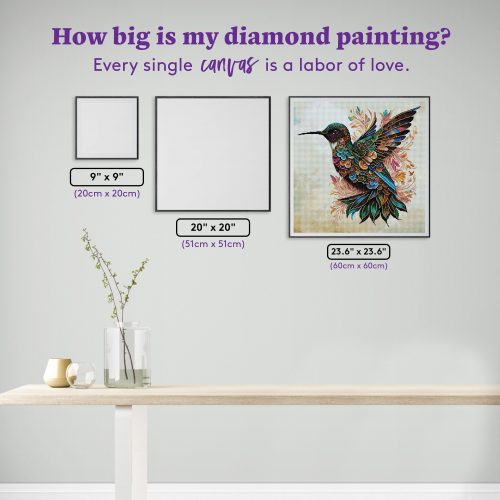 beautiful hummingbird diamond art painting 43961439158465