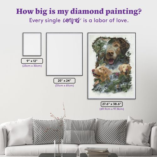 golden retriever diamond art painting 46249771499713