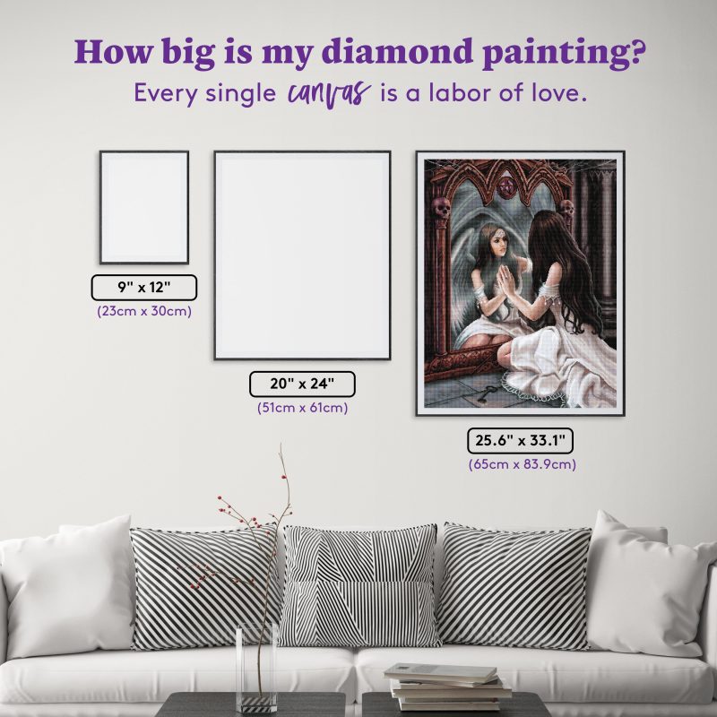 magic mirror diamond art painting 46249331130561