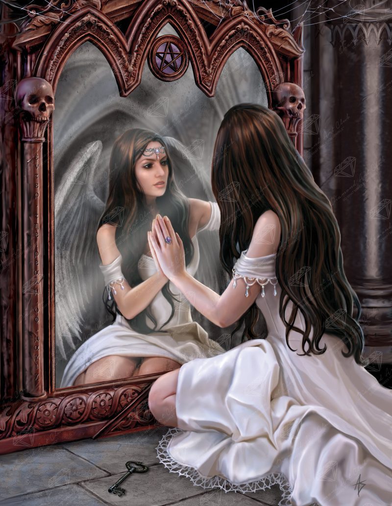 magic mirror diamond art painting 46249331163329