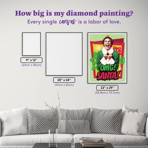 omg santa diamond art painting 34103490248897