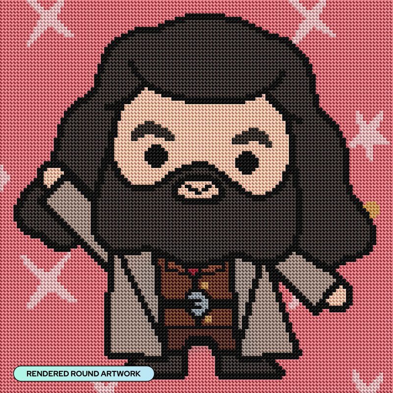 tiny hagrid diamond art painting 43506602115265