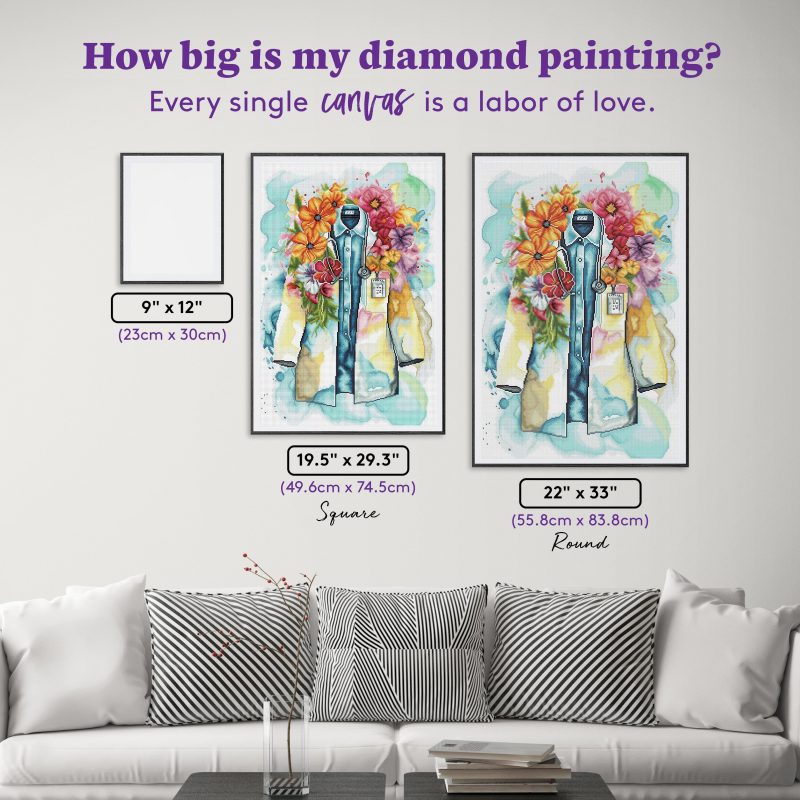 we care diamond art painting 34582739222721