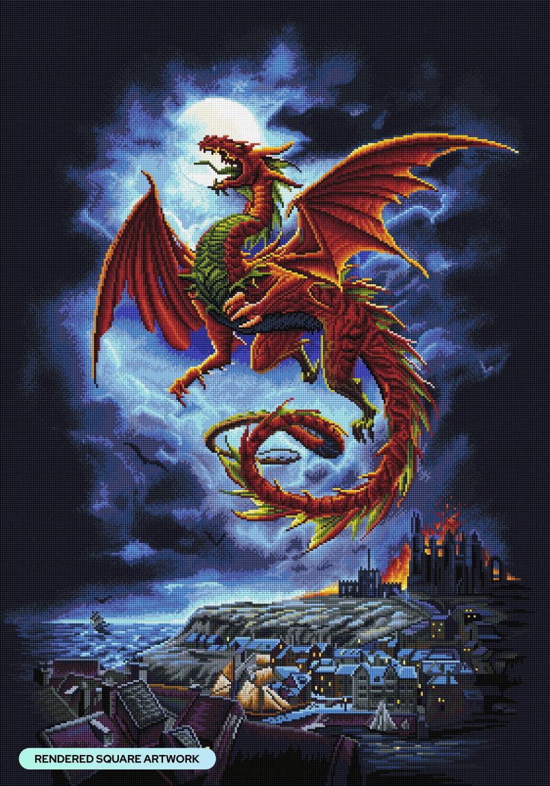 whitby wyrm diamond art painting 44903251935425