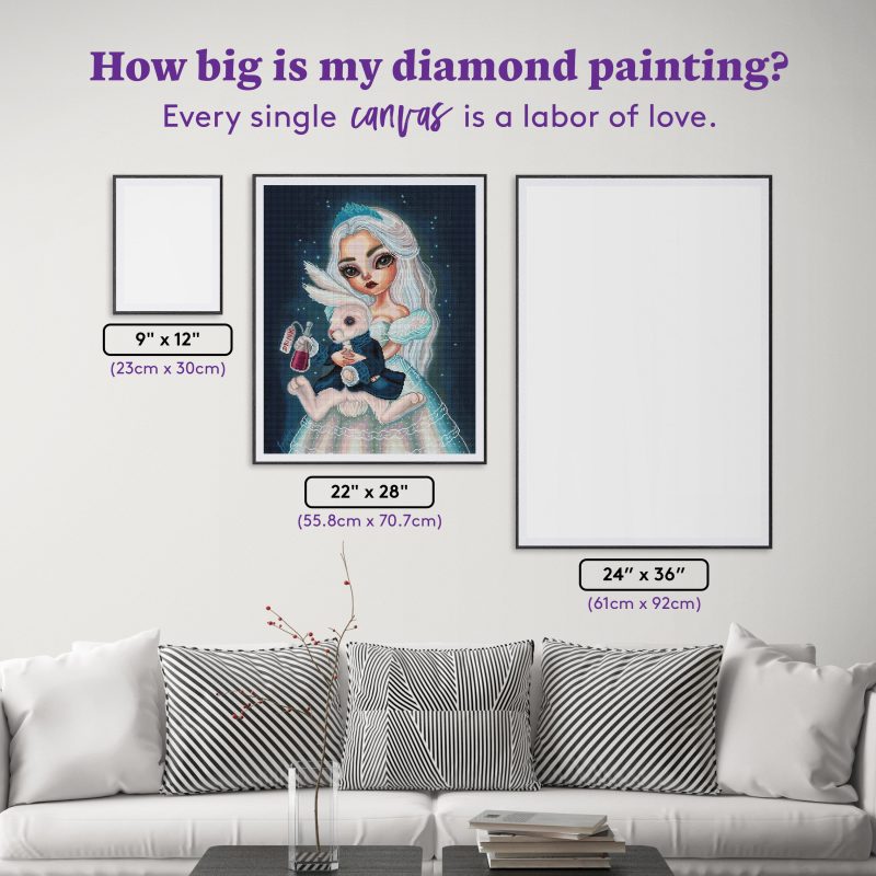 white queen diamond art painting 44835321381057