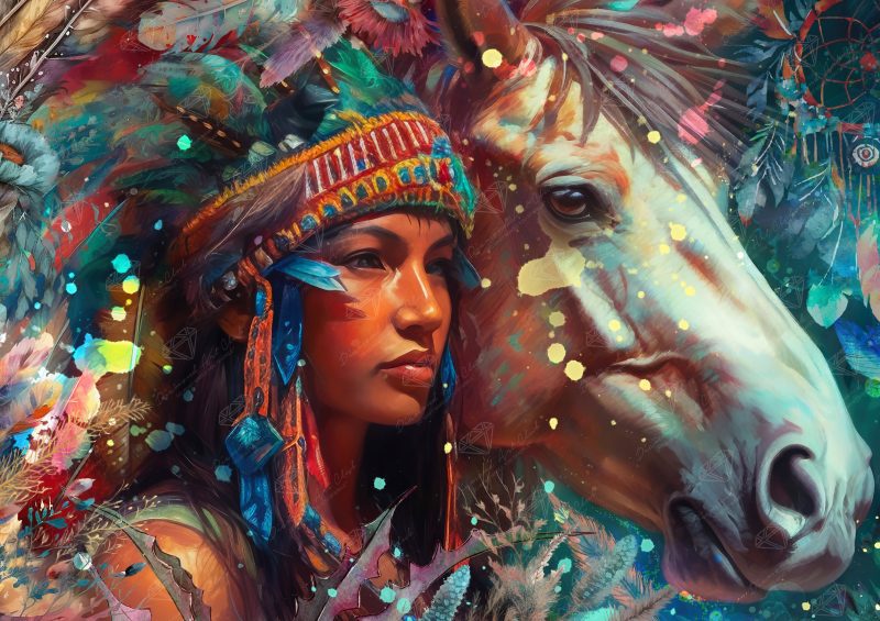 wild spirit diamond art painting 45425938104513