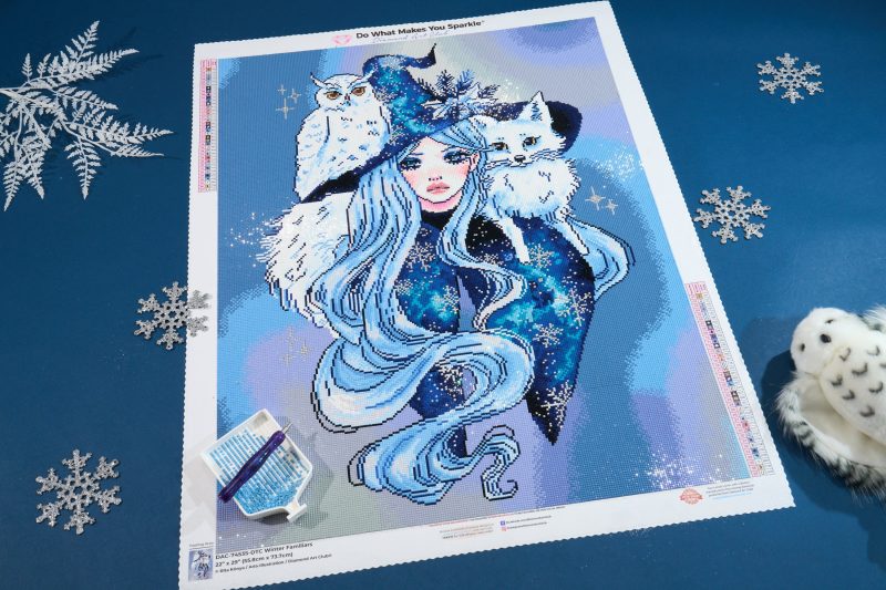 winter familiars diamond art painting 45461939945665