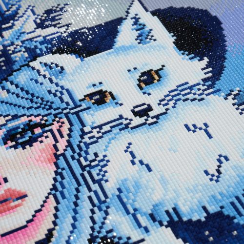 winter familiars diamond art painting 45461939978433