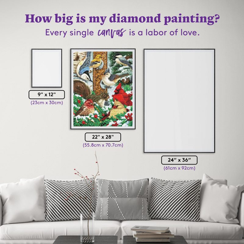 winter friends diamond art painting 34470107676865