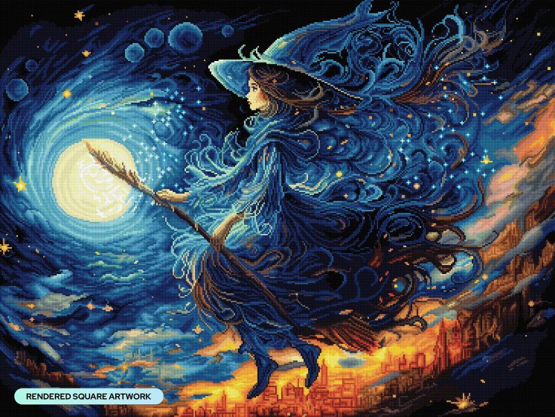 witch s night out diamond art painting 45593693978817