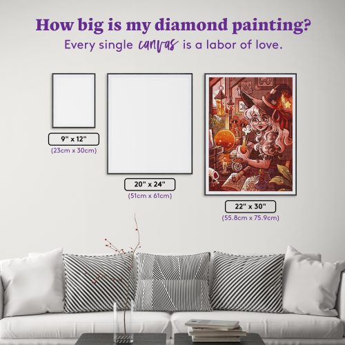 witchcraft room diamond art painting 44958095933633