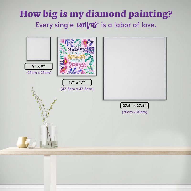 words of affirmation diamond art painting 43779863249089