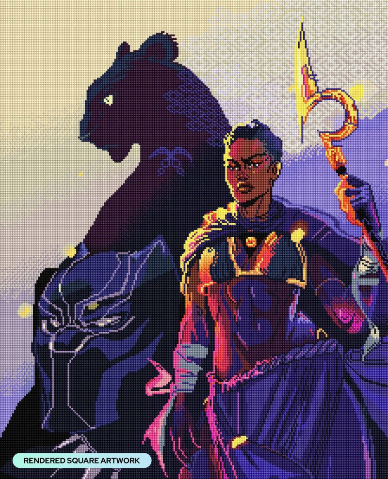 world of wakanda diamond art painting 44623619817665