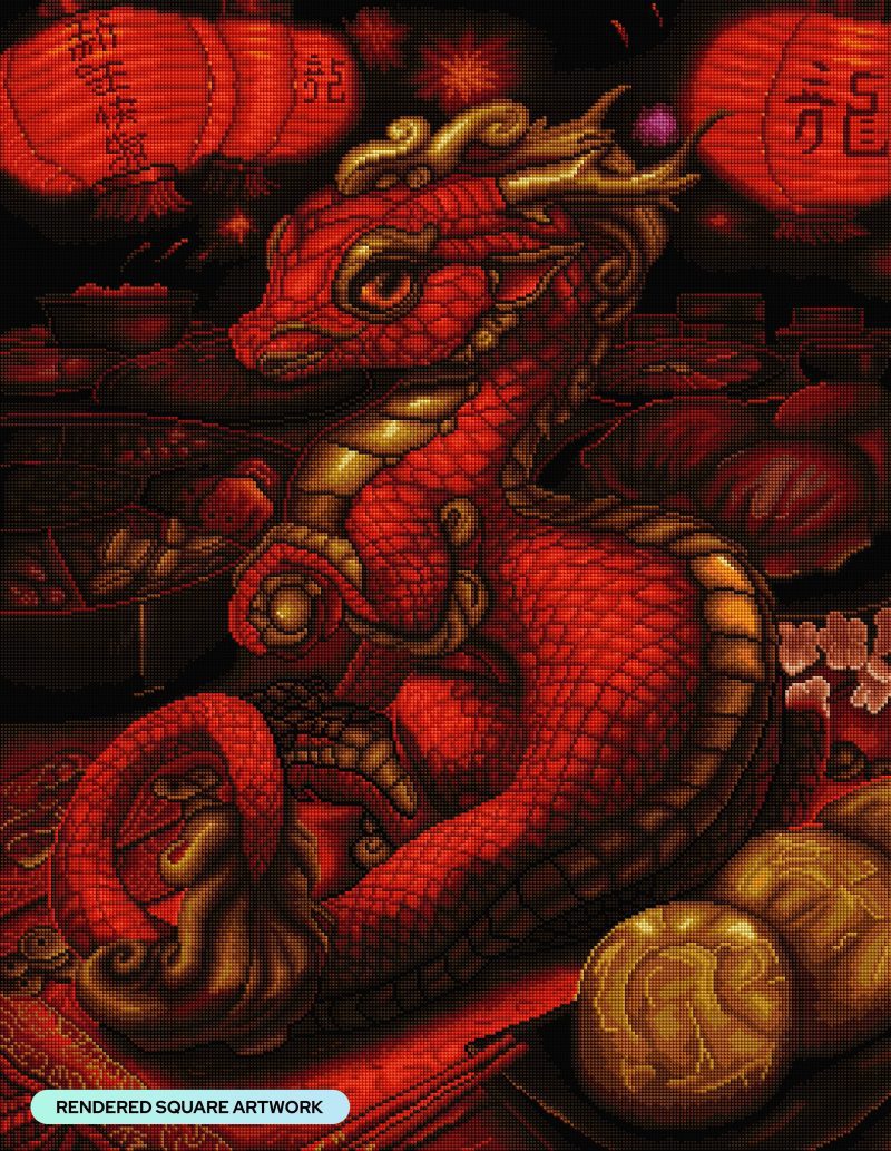 year of the dragon diamond art painting 43572668661953